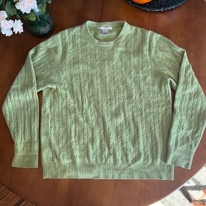 Women’s Green Cashmere Sweater